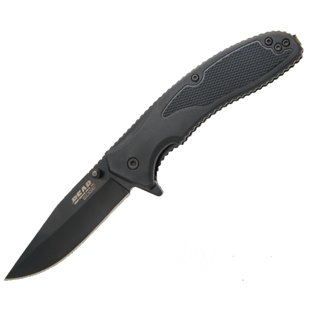 BEAR & SON BLACK ZYTEL KNIFE 61106